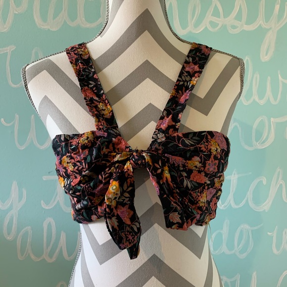 Free People NWT Tie Front Top - Picture 5 of 8